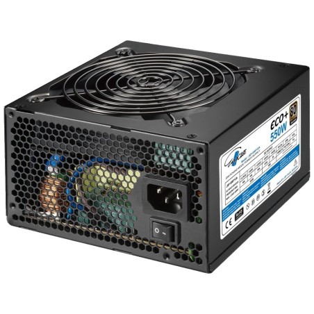 EUROCASE zdroj 550W Eco+, 120mm, 80+ Bronze, ATX
