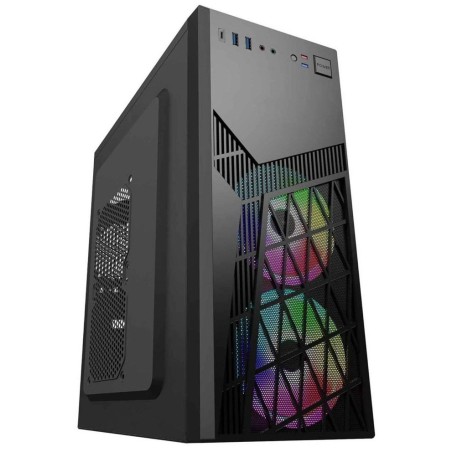 EUROCASE skříň ML N6-560B, ATX, 2x USB-A, 1x USB-C, 2x 120mm ARGB Fan, černá