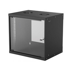 Intellinet 19" BASIC rozvaděč 9U/400mm, černý, rozložený flatpack