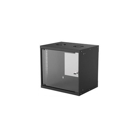 Intellinet 19" BASIC rozvaděč 9U/400mm, černý, rozložený flatpack