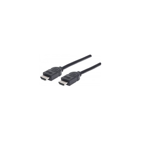 MANHATTAN kabel High Speed HDMI 4K, 3D, Male to Male, stíněný, černý, 1,8m