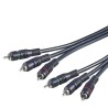 PremiumCord Kabel 3x CINCH-3x CINCH M/M 10m HQ