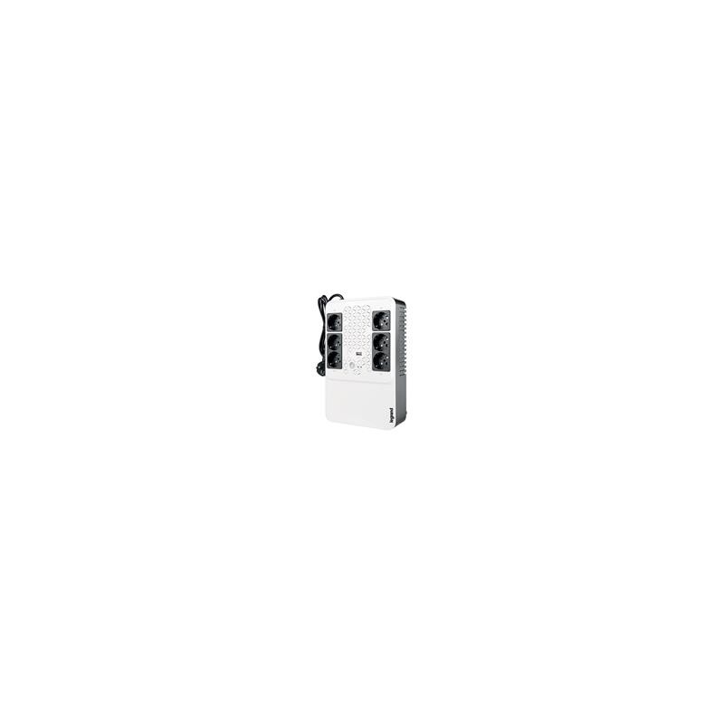 LEGRAND UPS Keor Multiplug 600VA/360W FR, Line-interactive, Tower, výstup 6x FR (CZ), USB nabíjení 1A