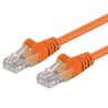 PremiumCord Patch kabel Cat5E UTP, délka 10m, oranžová