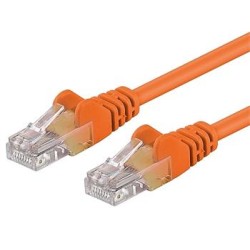 PremiumCord Patch kabel Cat5E UTP, délka 7m, oranžová