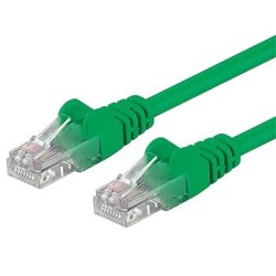 PremiumCord Patch kabel Cat5E UTP, délka 10m, zelená