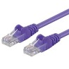 PremiumCord Patch kabel UTP RJ45-RJ45 CAT6 1,5m fialová