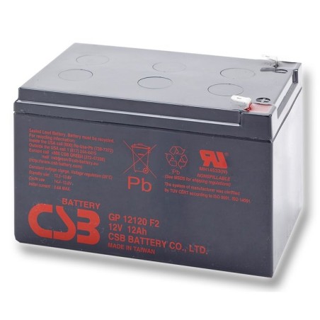 CSB Náhradni baterie 12V - 12Ah GP12120 F2 - kompatibilní s RBC4/6