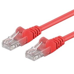 PremiumCord Patch kabel Cat5E UTP, délka 7m, červená