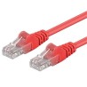 PremiumCord Patch kabel Cat5E UTP, délka 5m, červená