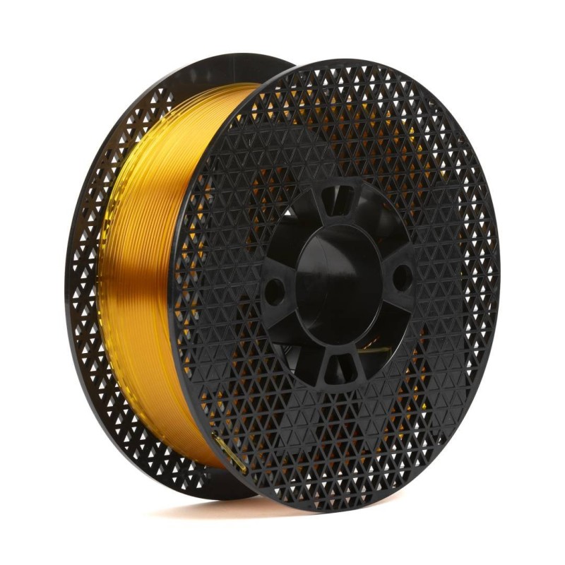 Filament PM tisková struna/filament 1,75 PETG transparentní žlutá, 1 kg