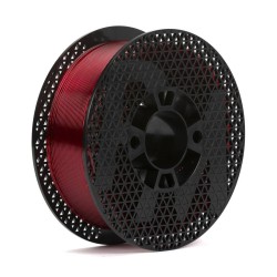 Filament PM tisková struna/filament 1,75 PETG transparentní červená, 1 kg