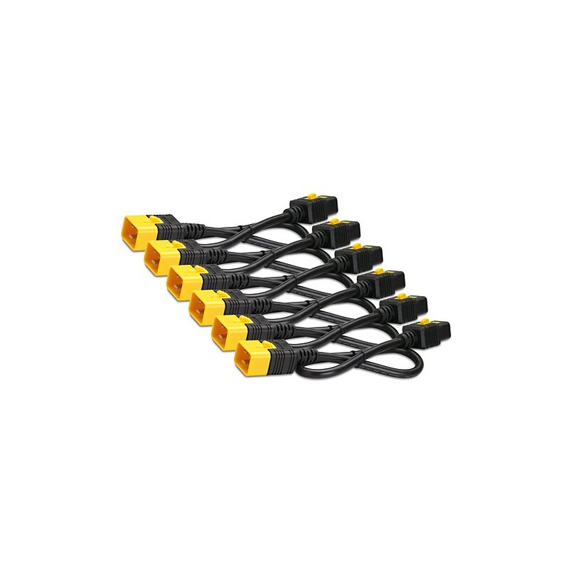 APC Power Cord Kit (6 ea), Locking, C19 to C20, 1.2m
