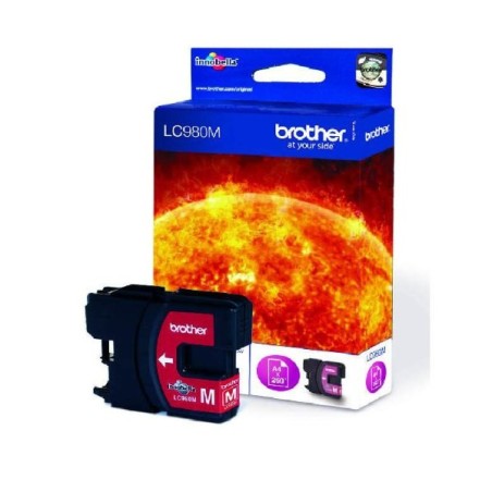 Brother LC-980M (inkoust, magenta, 260 str.)