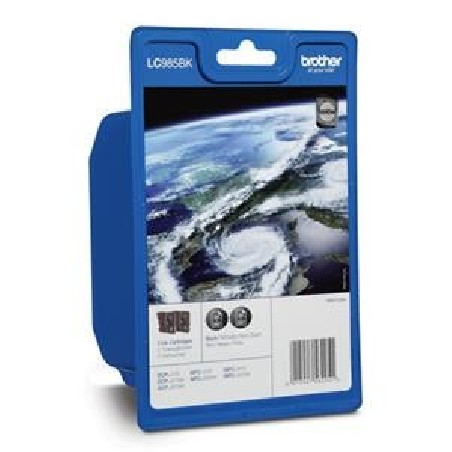 Brother LC-985 BKBP2, cartridge (multipack 2x black)