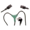 PremiumCord Kabel síťový 230V, Y-kabel přívodní M-2x F