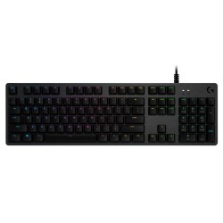 Logitech G512 CARBON LIGHTSYNC RGB Mechanical Gaming Keyboard with GX Brown switches-CARBON-US INT'L-USB