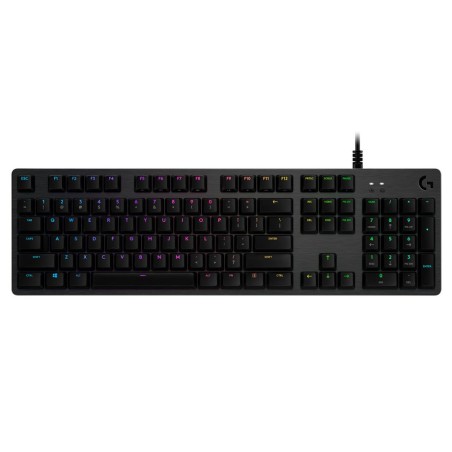 Logitech G512 CARBON LIGHTSYNC RGB Mechanical Gaming Keyboard with GX Brown switches-CARBON-US INT'L-USB