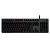Logitech G512 CARBON LIGHTSYNC RGB Mechanical Gaming Keyboard with GX Brown switches-CARBON-US INT'L-USB