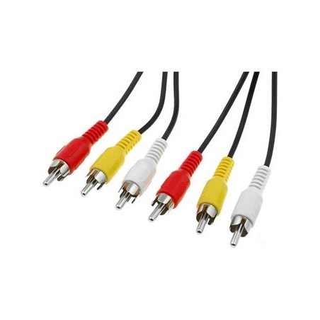 PremiumCord Kabel 3x CINCH-3x CINCH M/M 5m