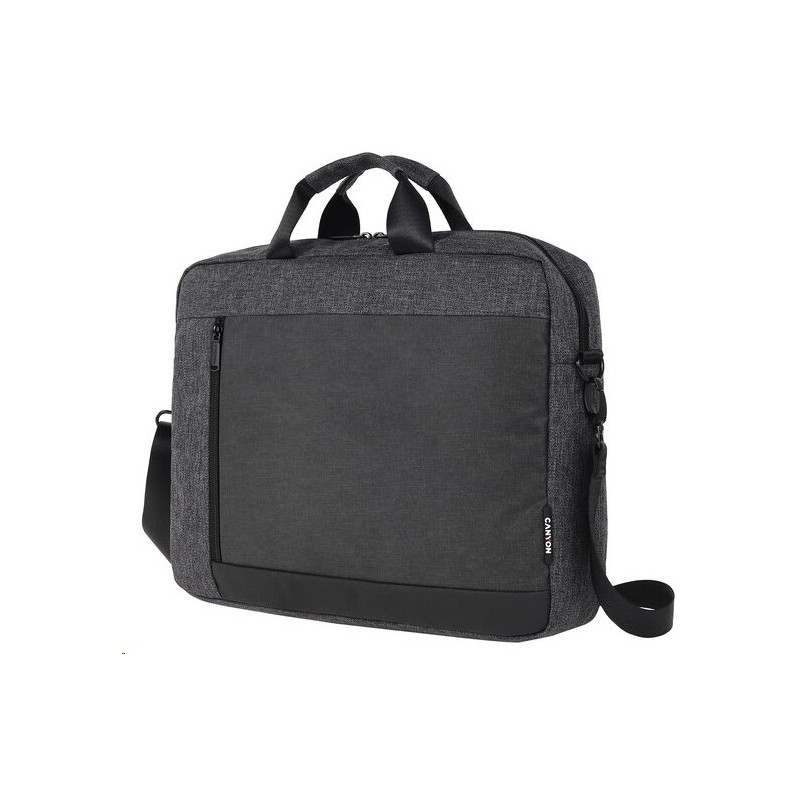 CANYON B-5 taška pro 15.6" ntb, 41 x 30 x 7cm, 8.5L, 3+1 kapsy, dešti odolná, šedá