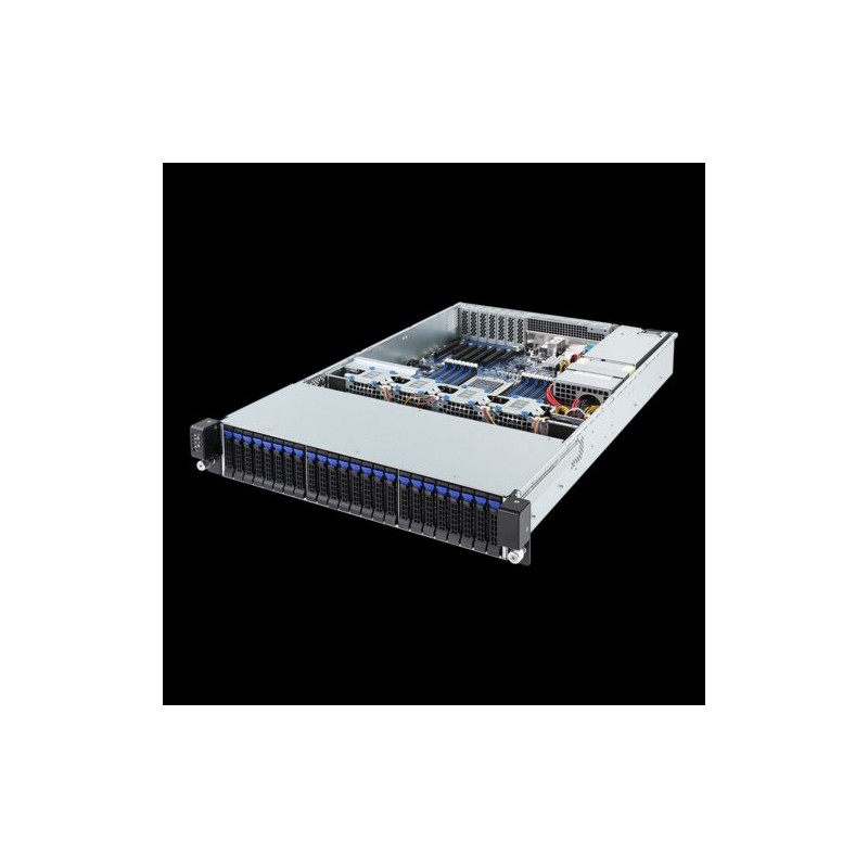 Gigabyte server R271-Z31 1xSP3 (AMD Epyc 7001), 16x DDR4 DIMM, 16(24)x 2,5, M.2, 2x 10GbE SFP+, IPMI, 2x 800W… 6NR271Z31MR00120