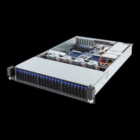 Gigabyte server R271-Z31 1xSP3 (AMD Epyc 7001), 16x DDR4 DIMM, 16(24)x 2,5, M.2, 2x 10GbE SFP+, IPMI, 2x 800W… 6NR271Z31MR00120
