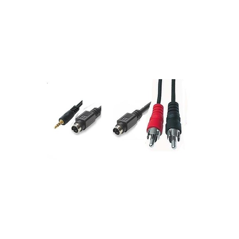 PremiumCord Kabel S-Video+3,5Jack-S-Video+2xCINCH 5m