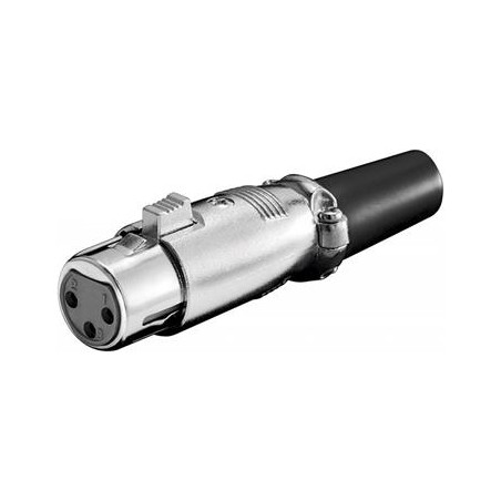 PremiumCord XLR mikrofonní konektor, 3-piny, female