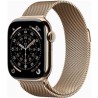 Apple Watch Series 11 GPS + Cellular 42mm Gold Titanium Case with Gold Milanese Loop