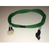 Broadcom LSI internal U.3 cable 1.0 m SlimLine x8 (SFF-8654) to 2x Mini-SAS HD (SFF-8643) white (for NVMe) SMC