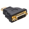 Akyga adaptér DVI-F/HDMI-M/Duplex/cerná