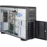 SUPERMICRO A+ Server TWR/4U 2x SP3, 16x DDR4, 8x 3,5", 2x1280W(plat), 2x10GbE, IPMI