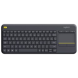 Logitech Wireless Touch Keyboard K400 Plus - INTNL - UK layout - Black
