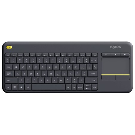 Logitech Wireless Touch Keyboard K400 Plus - INTNL - UK layout - Black