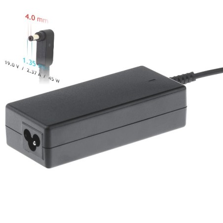 Akyga Nabíjecka na notebook 19V/2.37A 45W 4.0 x 1.35 mm pro Asus