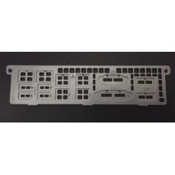 Supermicro 1U I/O Shield for X11SSZ / X12SCZ with EMI Gasket in CSE-512/813