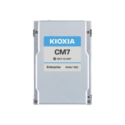 Kioxia Enterprise SSD, CM7-V U.3 SIE U.3 Series, 3200 GB, PWPD:3, PCIe Gen5 1x4, 2x2, U.3 15mm, 14000/6750 MB/s, 2700/60