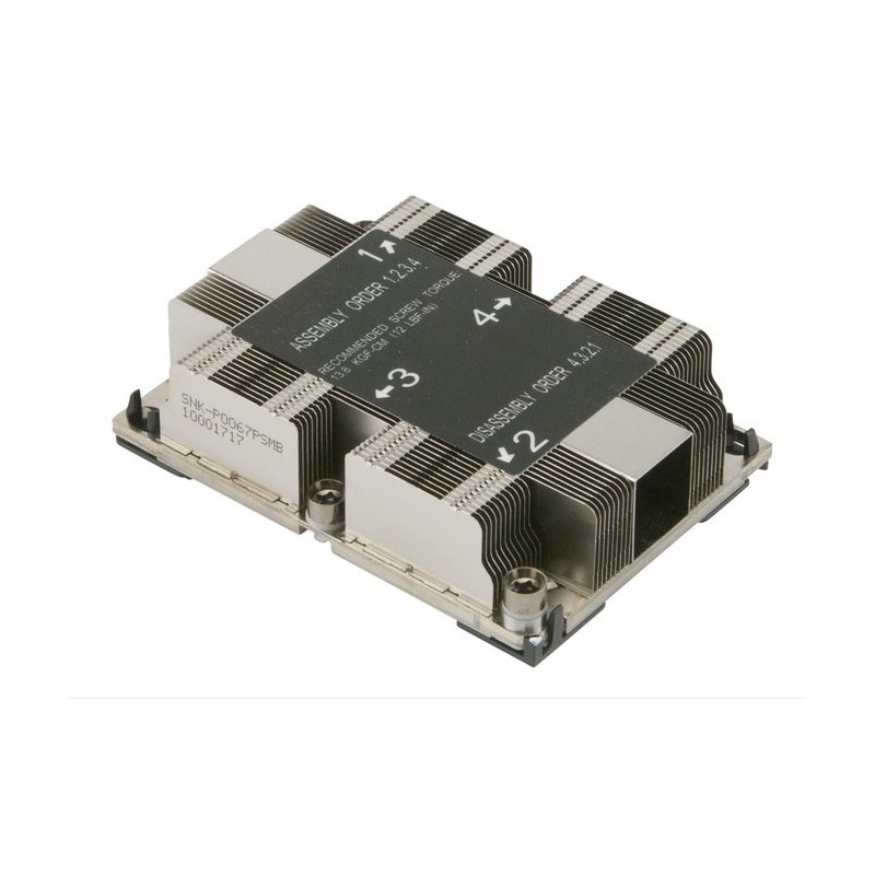 Supermicro 1U Passive CPU Heat Sink Socket LGA3647 SNKP0067PSMB