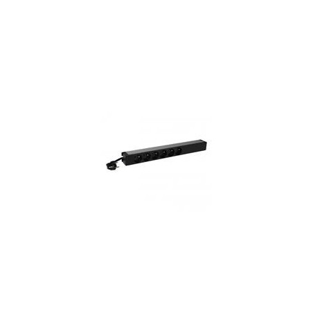 LEGRAND PDU Základní, 1U-19", výstup 6x 230V (CZ/FR), 1-fáze 16A, vstup CZ vidlice - kabel 3m