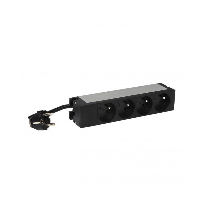 LEGRAND PDU Základní, 1U-10", výstup 4x 230V (CZ/FR), 1-fáze 16A, vstup CZ vidlice - kabel 3m
