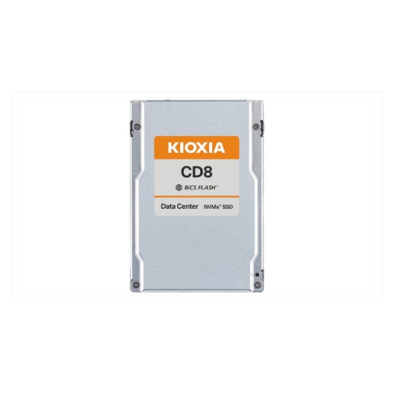 Kioxia Data Center SSD, CD8-R SIE Series, 7680 GB, SIE, PWPD:1, PCIe Gen4 1x4, U.2 15mm, 7100/6000 MB/s, 1150/200K IOPS