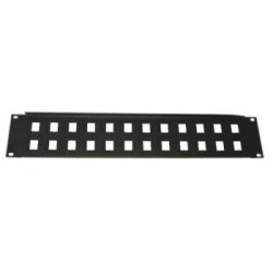 Eurocase panel na kabely GA-28-2U 19" - 24 port