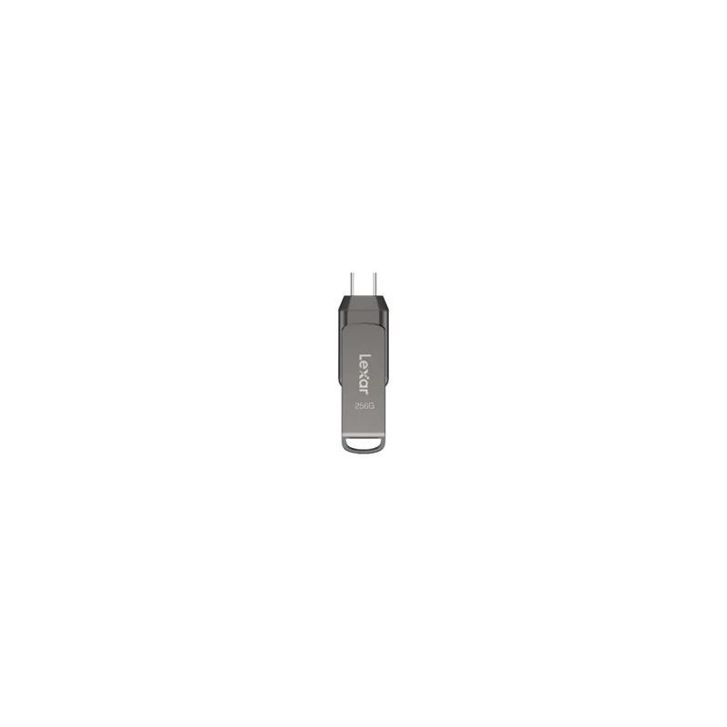 Lexar flash disk 256GB - JumpDrive D400 Dual USB-C & USB-A 3.1 (čtení až 130MB/s)