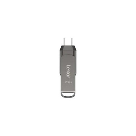 Lexar flash disk 256GB - JumpDrive D400 Dual USB-C & USB-A 3.1 (čtení až 130MB/s)