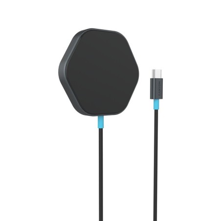 CANYON bezdrátová magnetická nabíjecka HEXAGON 110, 15W, Qi2 Dark Grey