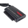 PremiumCord USB 3.0 - SATA adaptér s kabelem, napájecí adaptér