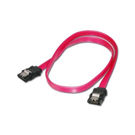 PremiumCord 0.5m kabel SATA 1.5/3.0 GBit/s s kovovou zapadkou