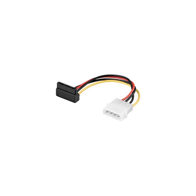 PremiumCord Napájecí kabel SATA zahnutý 90°