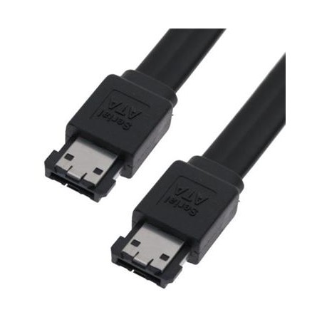 PremiumCord Kabel eSATA-eSATA 1,5m, stíněný, černý